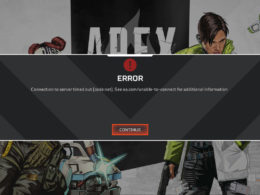 How to Fix Apex Legends Connection to Server Timed Out