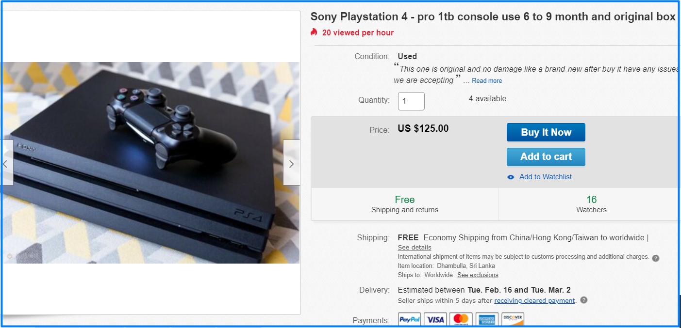 Where to buy used playstation 4 pro