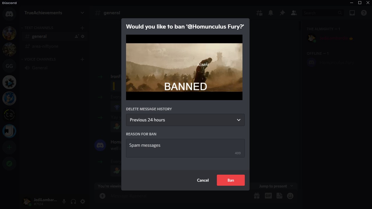 How to Ban/Unban Someone on Discord