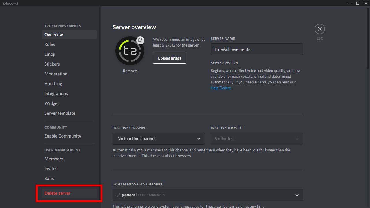 How to Leave Or Delete A Discord Server